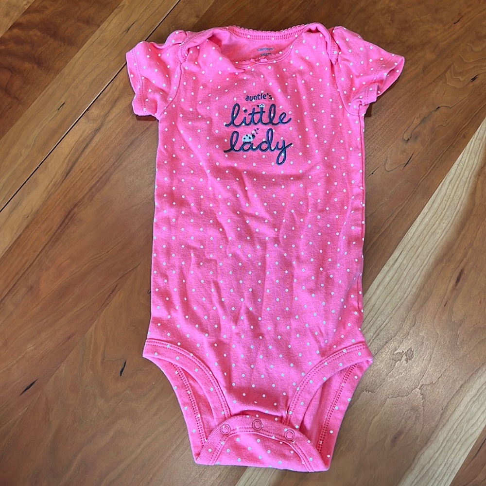 BOGO “Auntie’s Little Lady” onesie